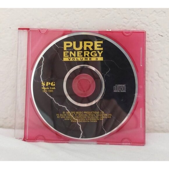 Pure Energy Volume 3 by Various Artist (CD,1995) High Voltage Dance Hits CD Only - Picture 1 of 4